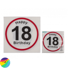 Serviete Happy Birthday 18